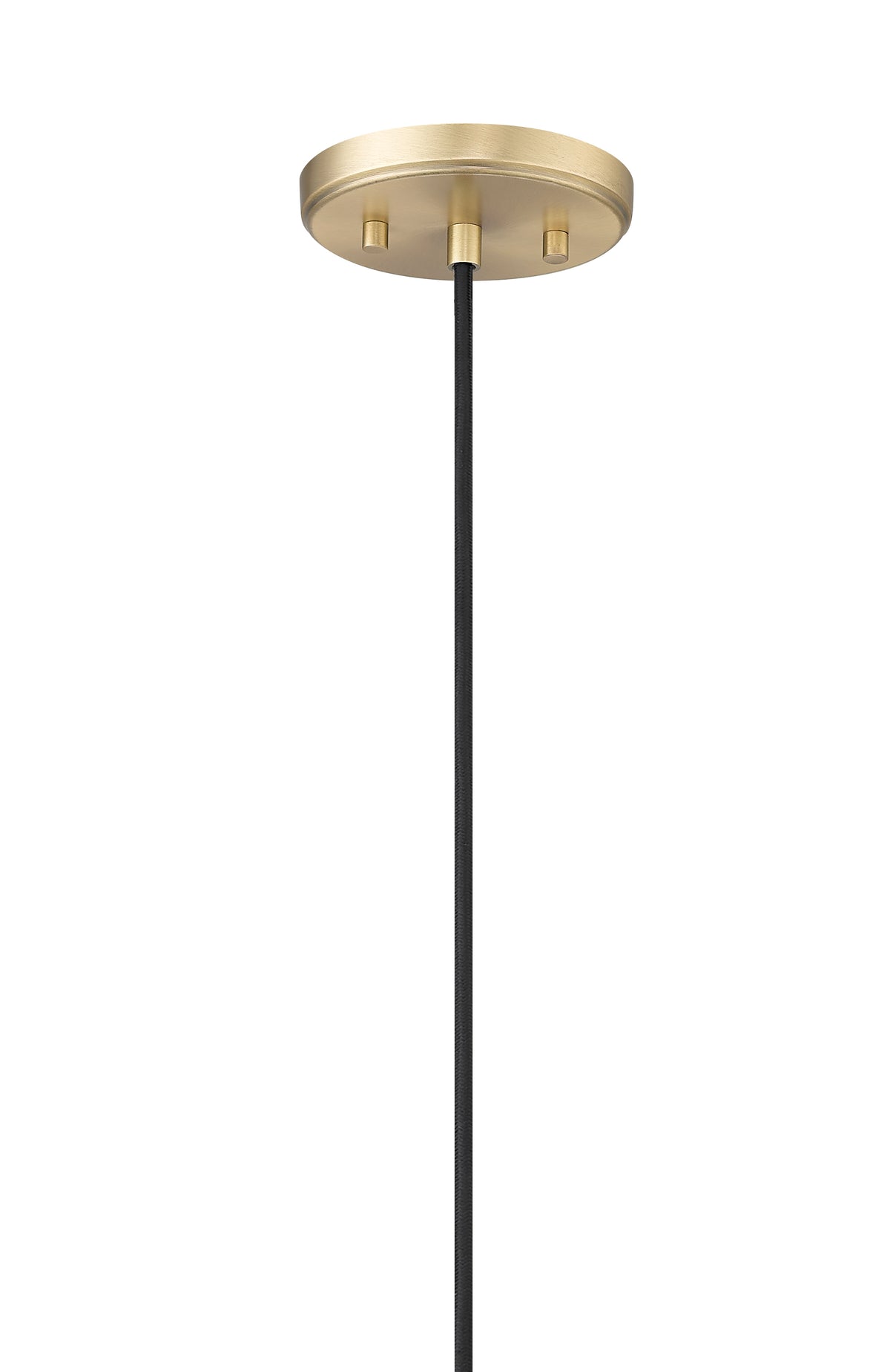 12-inch Kairo Vintage Brass 1-Light Clear Glass Pendant Light