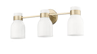 22.4'' Corella Modern Gold 3 Light Bath Vanity