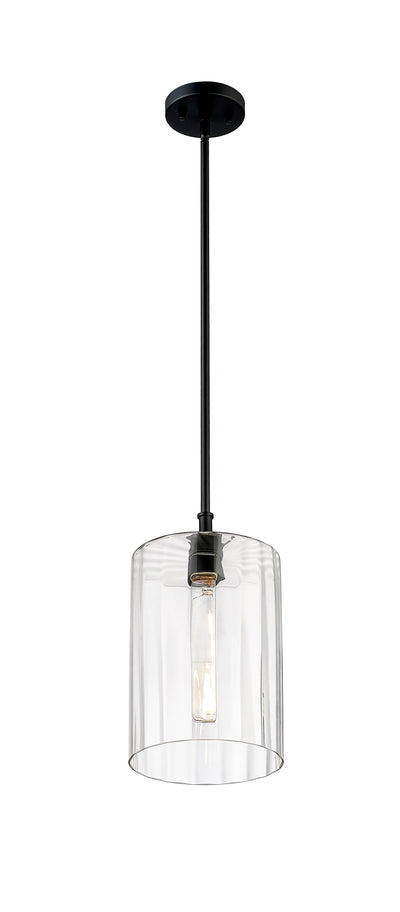 13.75'' Chastine Matte Black 1 Light Pendant