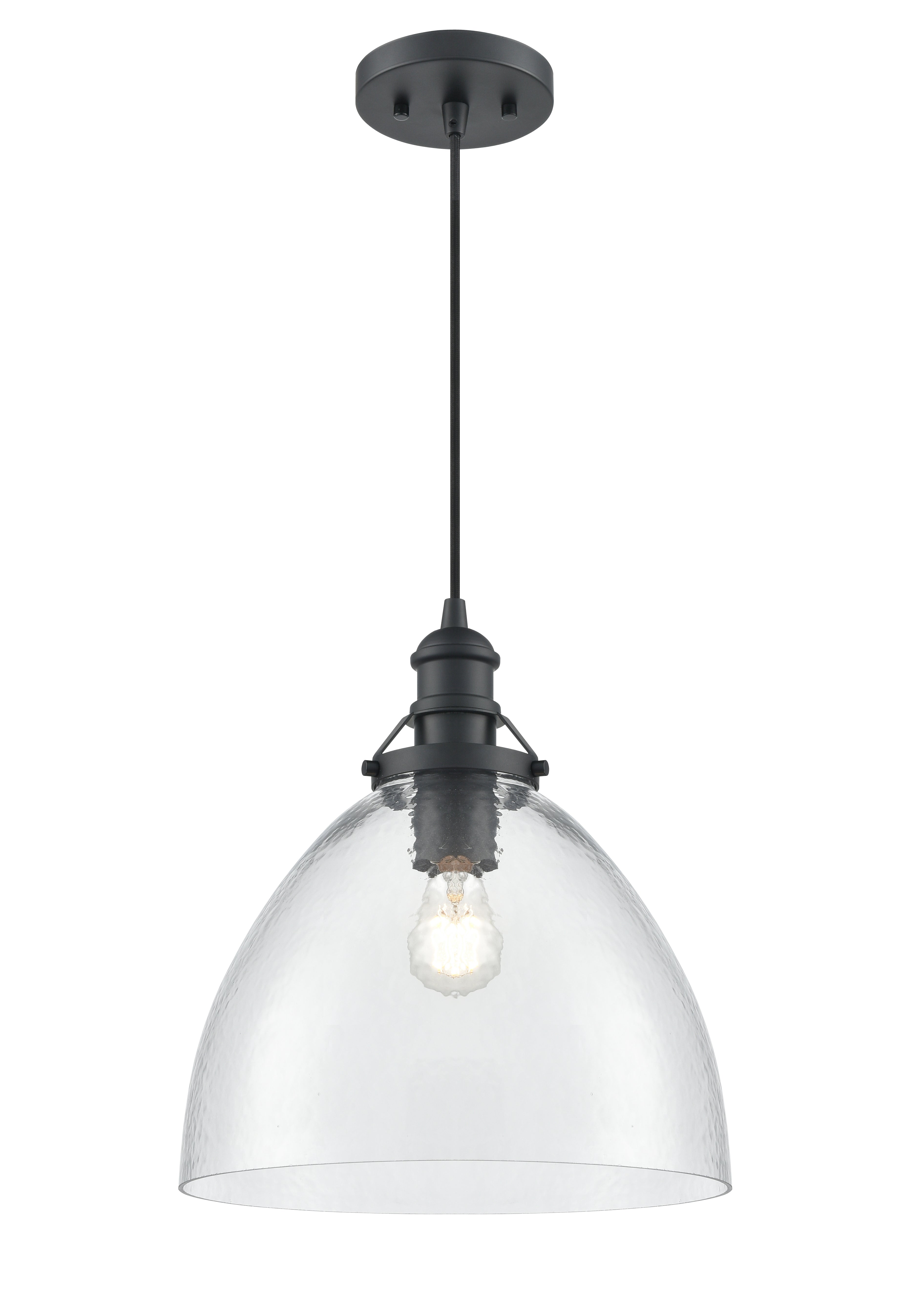 14.5'' Khrisa Matte Black 1 Light Pendant