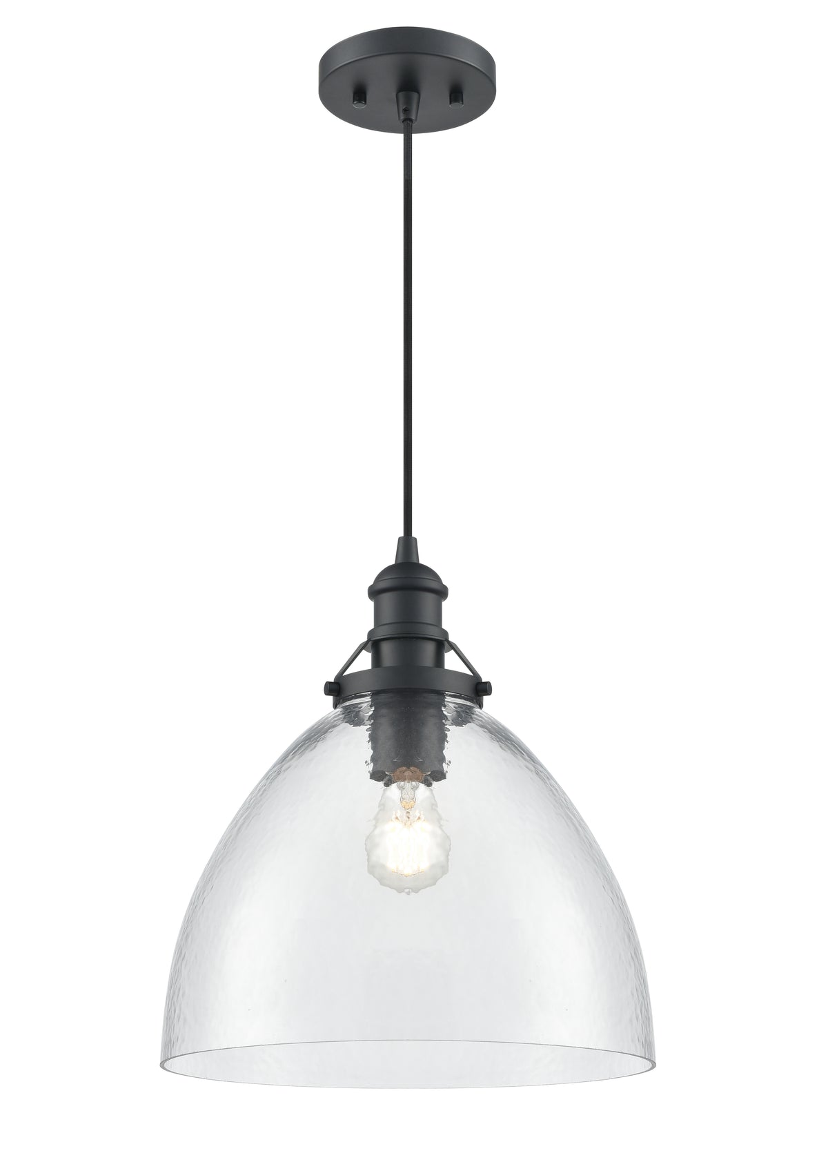 14.5'' Khrisa Matte Black 1 Light Pendant