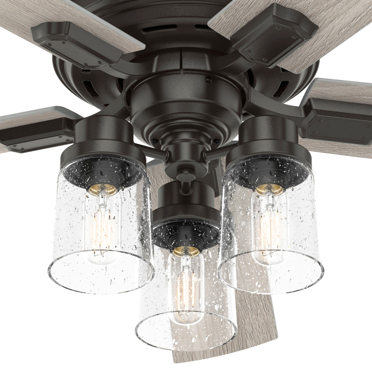 52 inch Hartland Noble Bronze Ceiling Fan with LED Light Kit and Handheld Remote