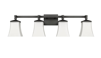 33.25'' Sonorra Matte Black 4 Light Bath Vanity