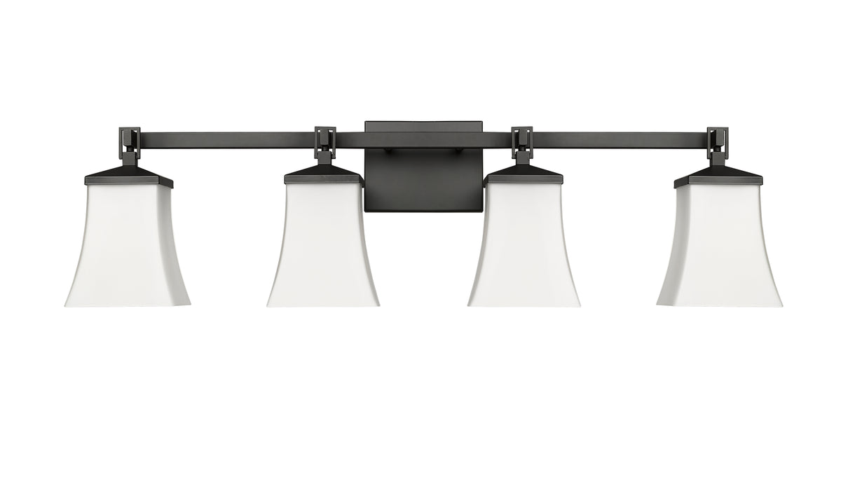 33.25'' Sonorra Matte Black 4 Light Bath Vanity