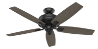 52 inch Bennett Matte Black Ceiling Fan with LED Light Kit