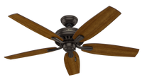 52 inch Newsome Premier Bronze Ceiling Fan and Pull Chain