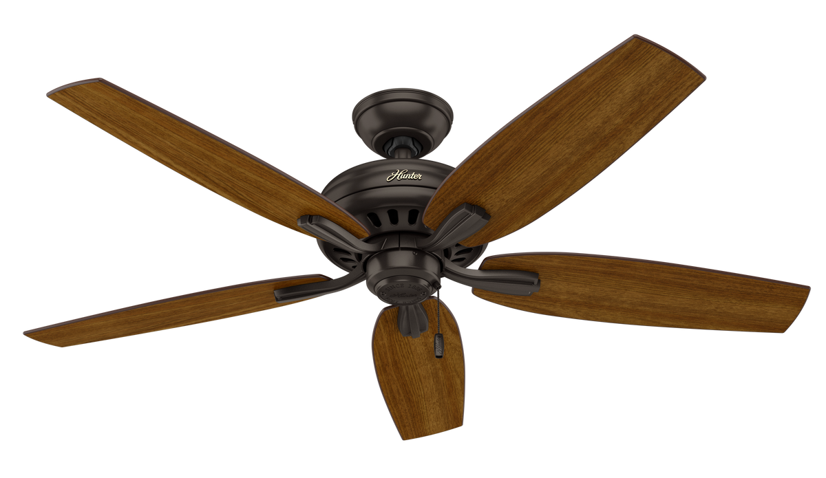 52 inch Newsome Premier Bronze Ceiling Fan and Pull Chain