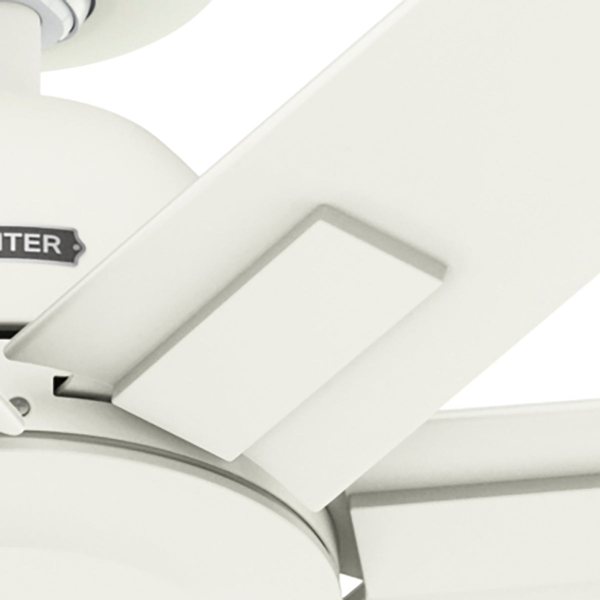 72 inch Downtown ENERGY STAR® Matte White Damp Rated Ceiling Fan and Wall Control