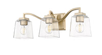 23.5'' Avenna Modern Gold 3 Light Bath Vanity