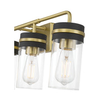 28'' Marbridge Vintage Brass 4 Light Bath Vanity