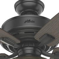 52 inch Bennett Matte Black Ceiling Fan with LED Light Kit