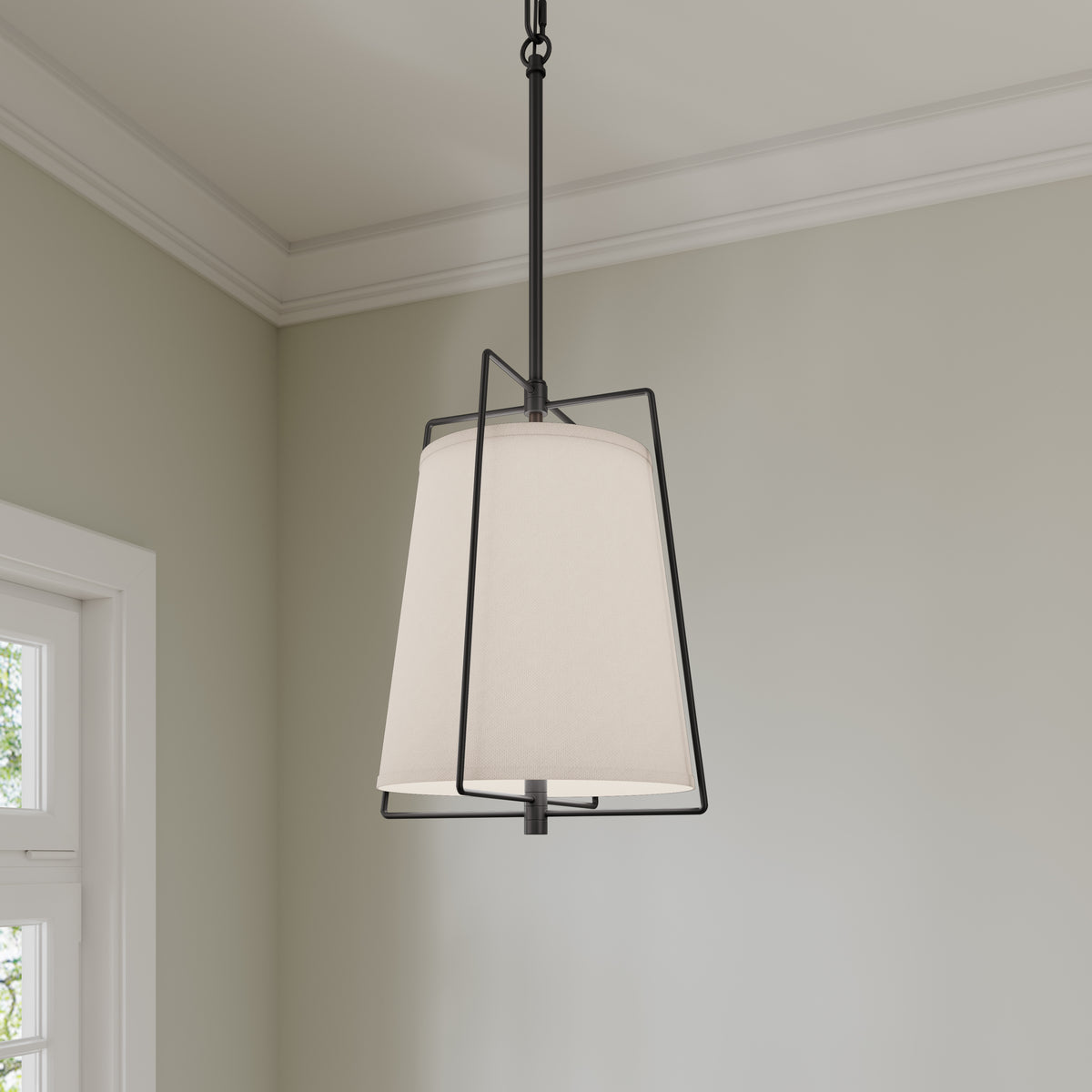 15.5'' Vellinor Matte Black 1 Light Pendant