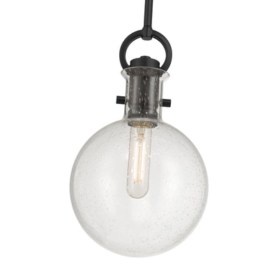 13.5'' Glanora Matte Black 1 Light Mini Pendant
