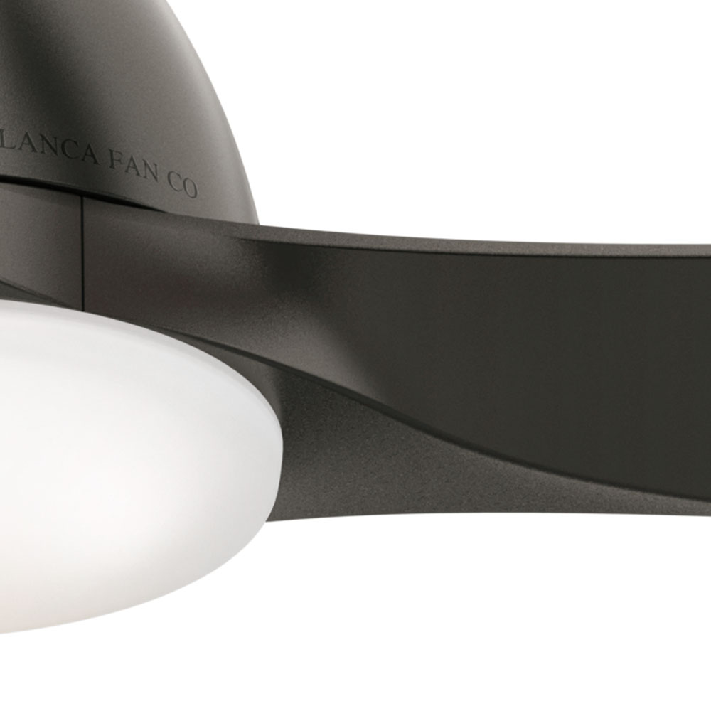 Casablanca 52 inch Wisp Noble Bronze Ceiling Fan with LED Light Kit and Handheld Remote