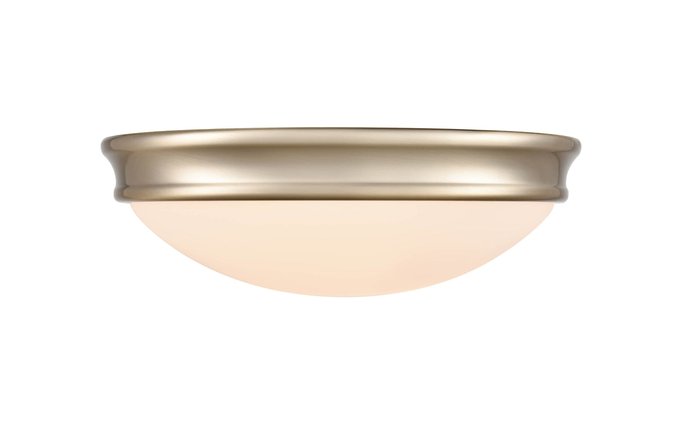 4.25'' Baumann Modern Gold 2 Light Flush Mount