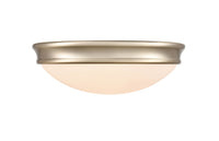 4.25'' Baumann Modern Gold 2 Light Flush Mount