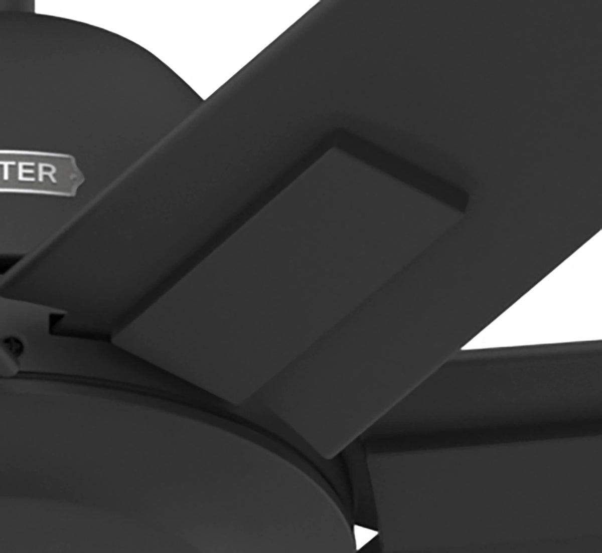 72 inch Downtown ENERGY STAR® Matte Black Damp Rated Ceiling Fan and Wall Control