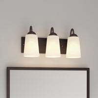 16'' Ivey Lake Rubbed Bronze 3 Light Bath Vanity