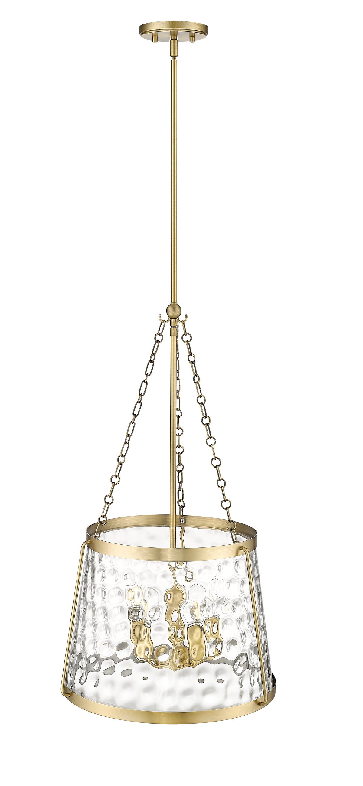 29.88'' Adabella Vintage Brass 5 Light Pendant