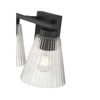 13.75'' Riville Matte Black 2 Light Bath Vanity