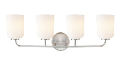 28'' Laphia Brushed Nickel 4 Light Bath Vanity