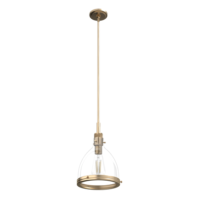 Van Nuys 10-inch 1-light Alturas Gold Pendant with Clear Glass
