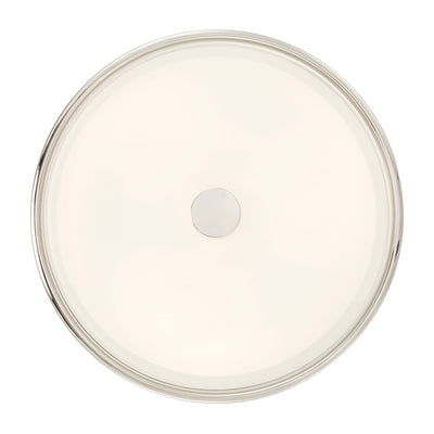 5.5'' Ardezia Polished Nickel 3 Light Flush Mount