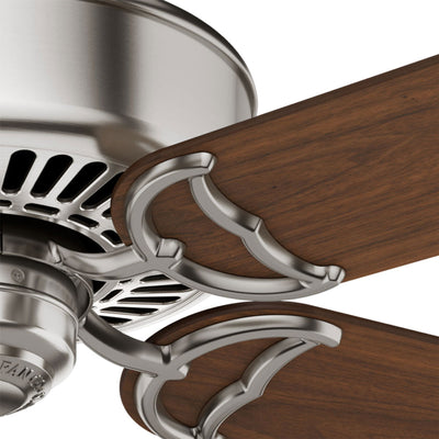 Casablanca 54 inch Panama ENERGY STAR® Brushed Nickel Ceiling Fan and Handheld Remote
