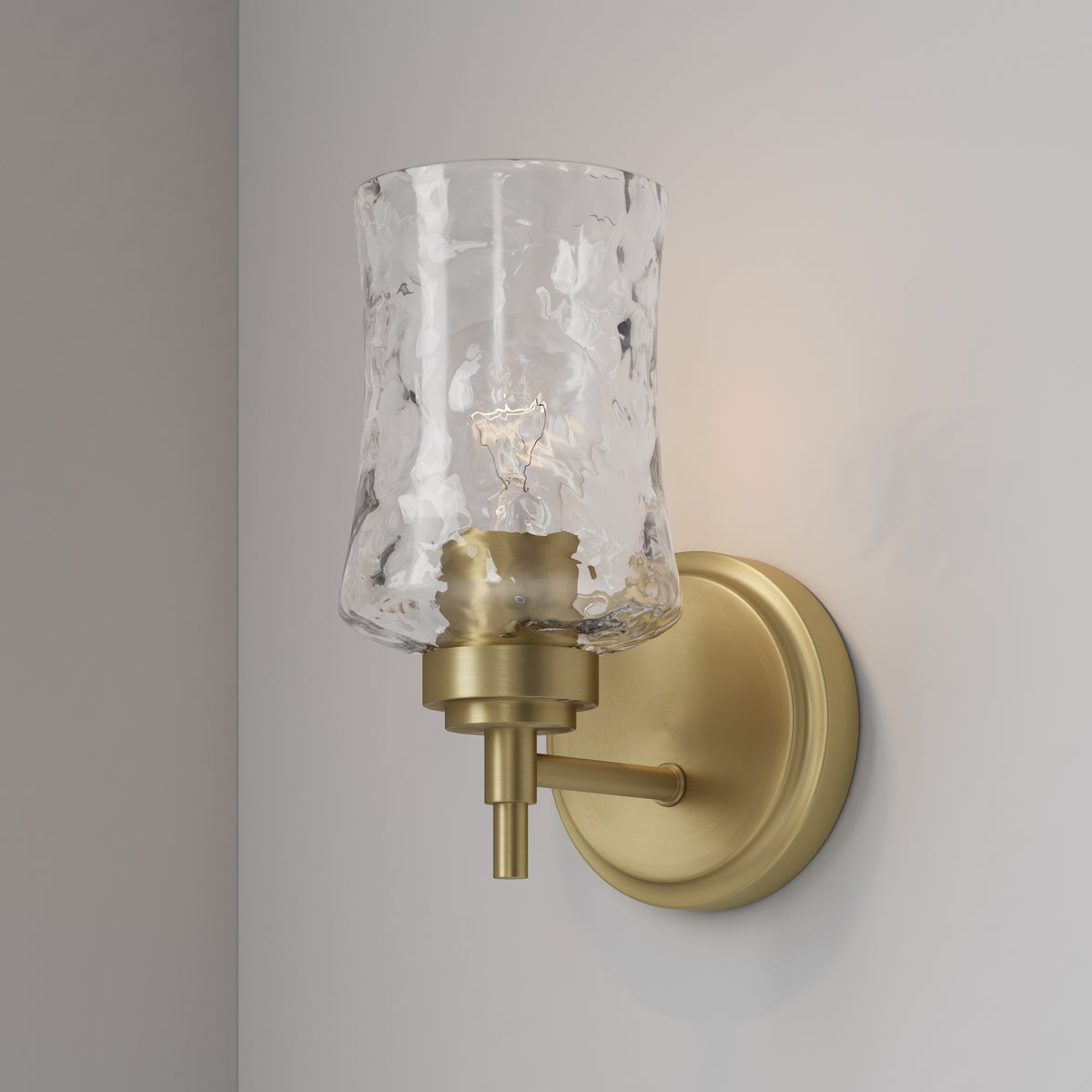 5'' Clarvyn Vintage Brass 1 Light Wall Sconce