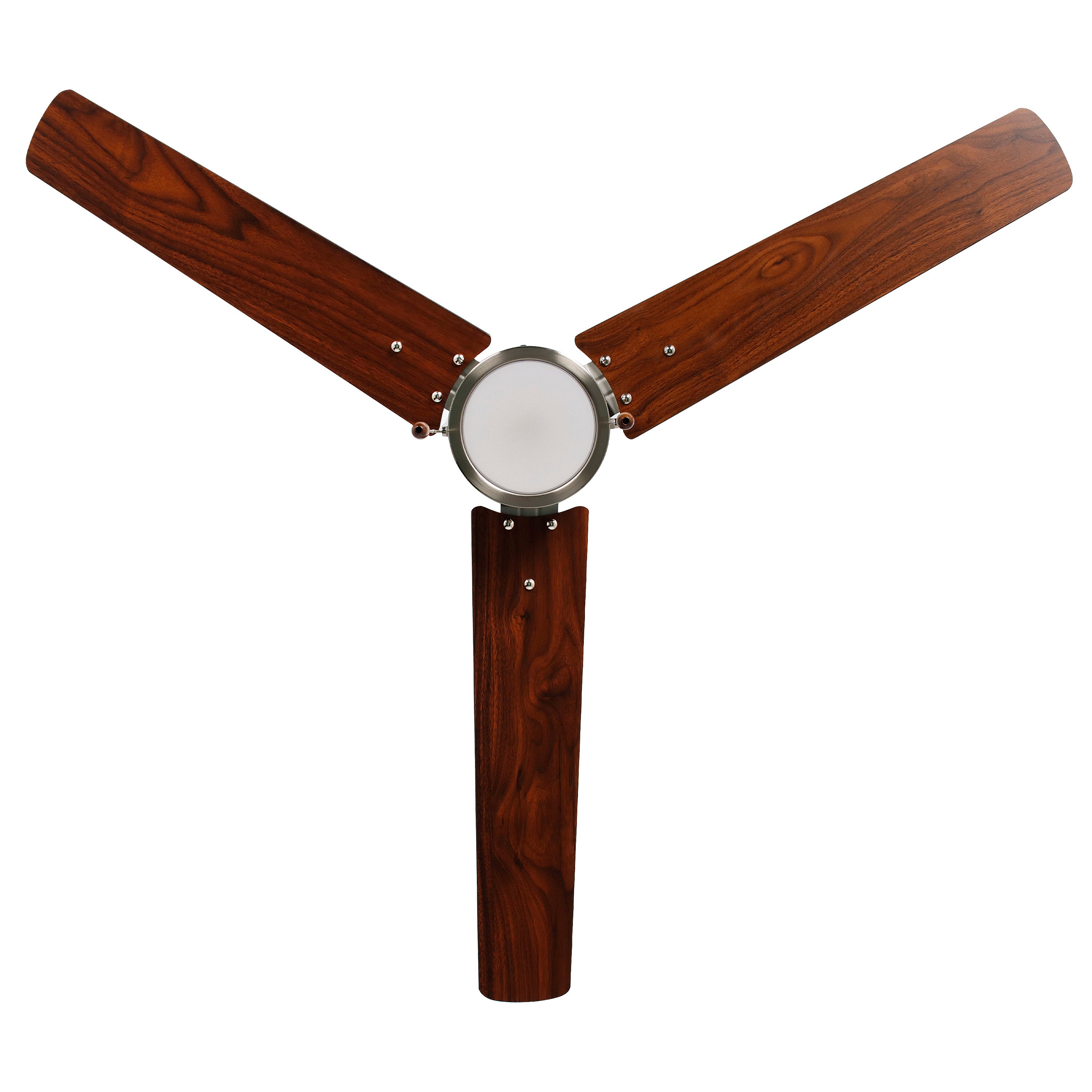 52 Inch Aldea II AC Brushed Nickel Indoor Ceiling Fan 3-Blade Reversible