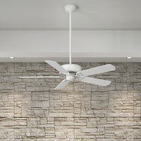 Casablanca 54 inch Panama ENERGY STAR® Snow White Ceiling Fan and Handheld Remote