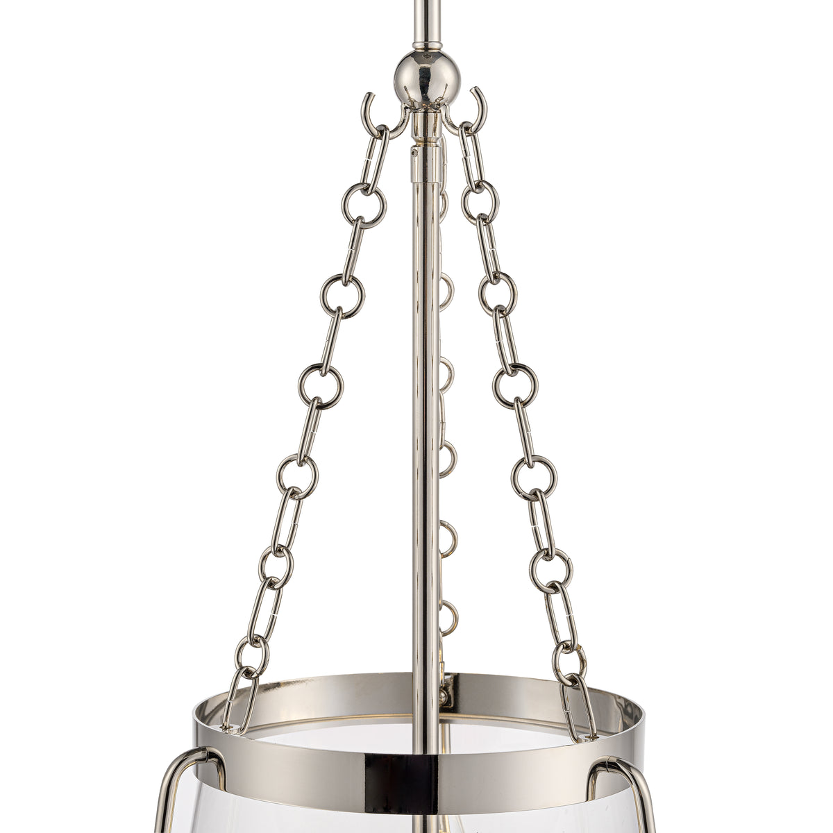 21.75'' Adabella Polished Nickel 3 Light Pendant