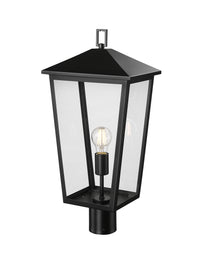 23'' Munger Powder Coated Black 1 Light Post Lantern