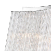 Elsa 10 Light Chrome Chandelier with Crystal Drum Shade