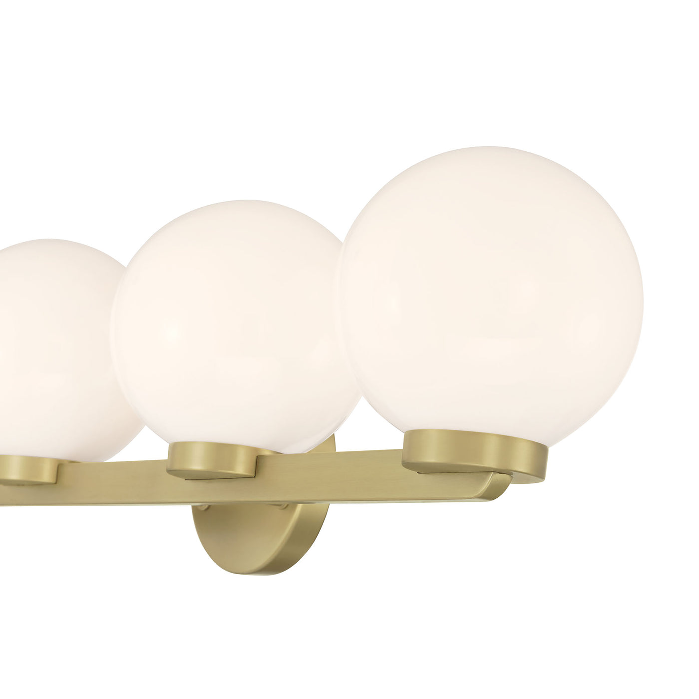 30.25'' Ardeva Vintage Brass 4 Light Bath Vanity