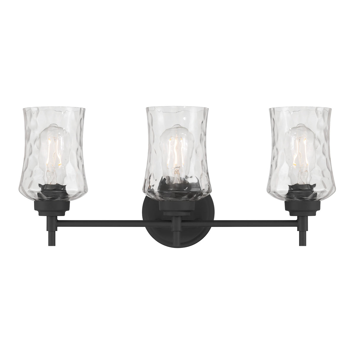 21'' Clarvyn Matte Black 3 Light Bath Vanity