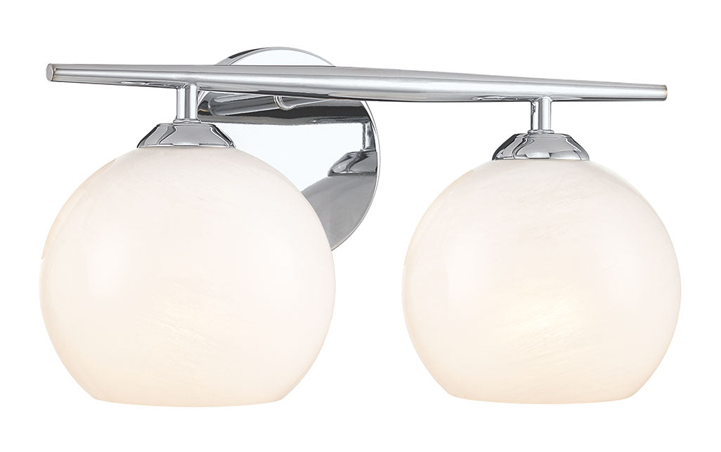 15.25'' Kimorra Chrome 2 Light Bath Vanity