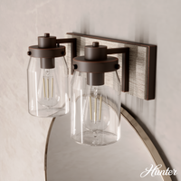 Gatz 13-inch 4-light Brushed Nickel Flush Mount Ceiling Light with Clear Fluted Glass