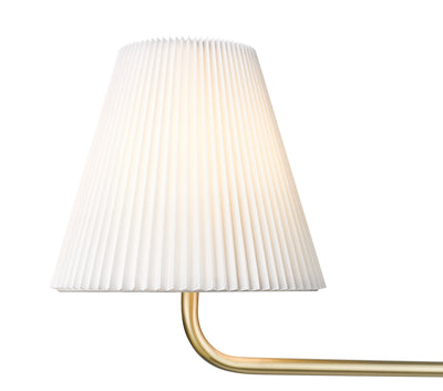 18'' Ami Vintage Brass 2 Light Linear Chandelier