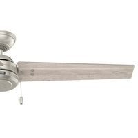 52 inch Cassius Matte Nickel Damp Rated Ceiling Fan and Pull Chain