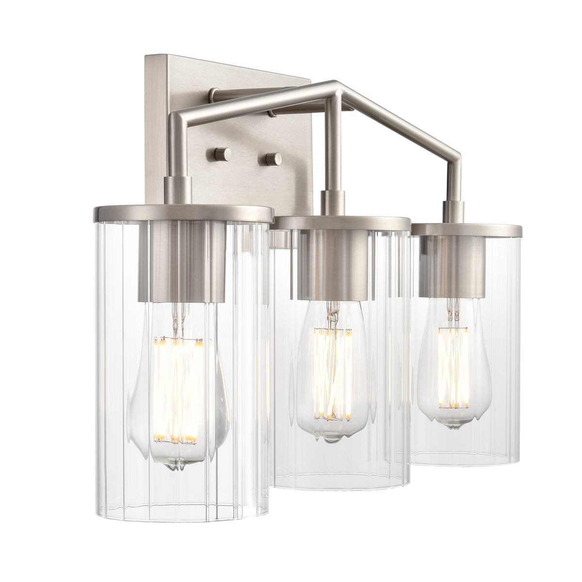 20'' Beverlly Brushed Nickel 3 Light Bath Vanity