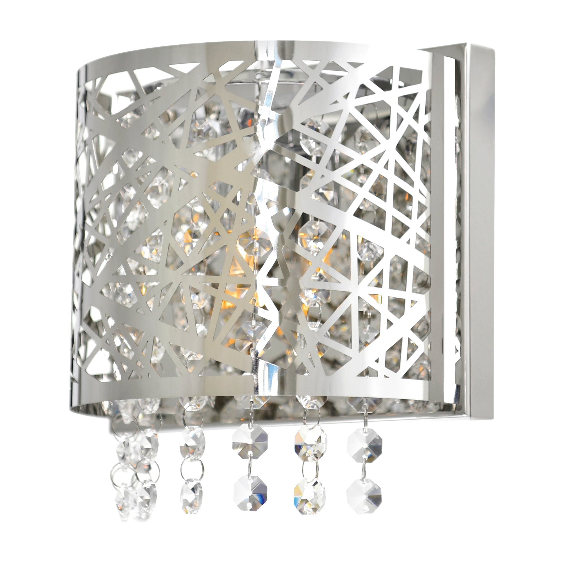 Eternity 1 Light 7in Chrome Bathroom Sconce