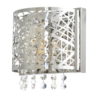 Eternity 1 Light 7in Chrome Bathroom Sconce