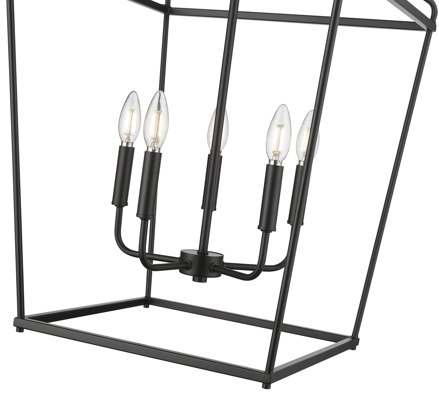 25'' Nellita Matte Black 5 Light Pendant