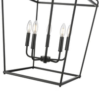 25'' Nellita Matte Black 5 Light Pendant