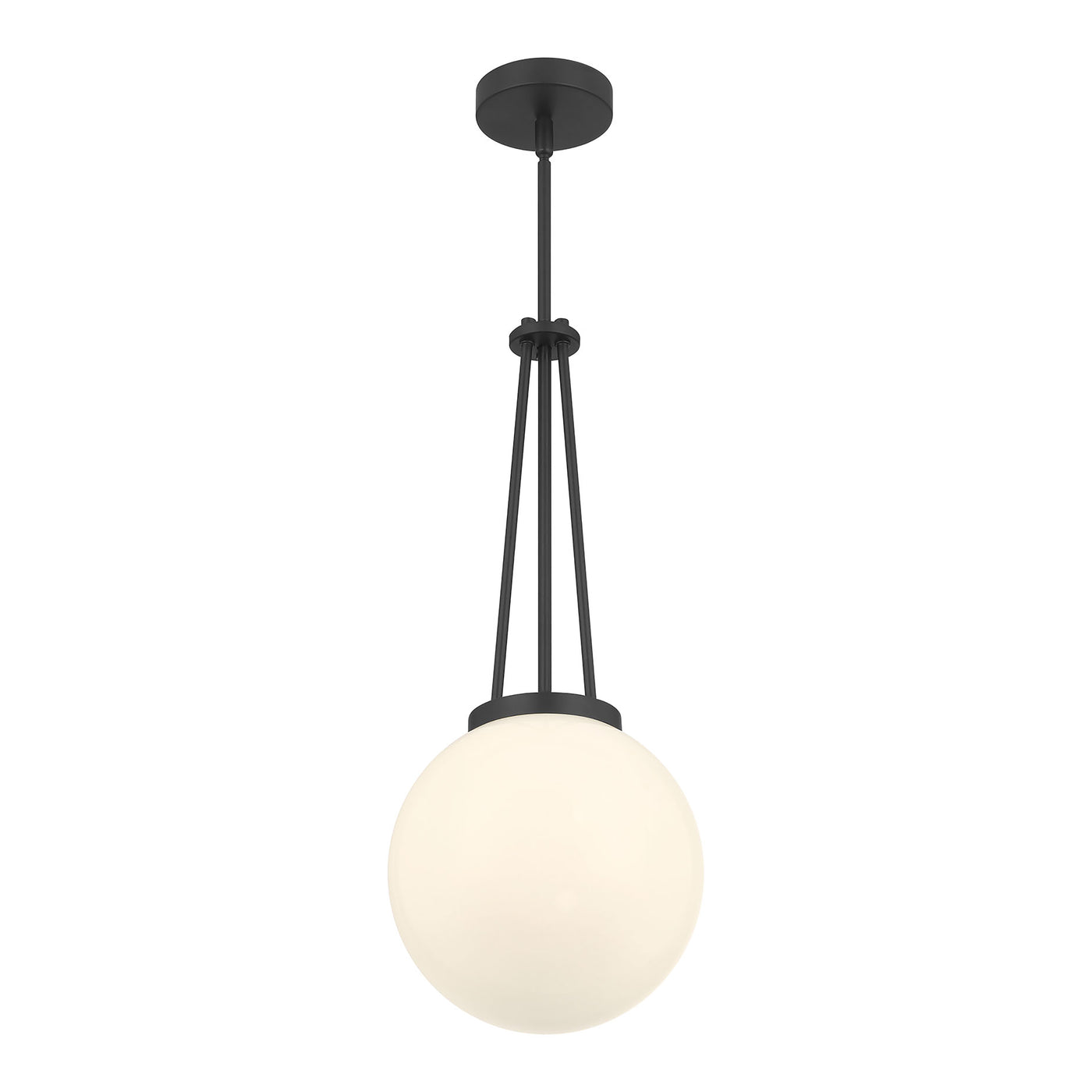 24'' Vellin Matte Black 1 Light Pendant