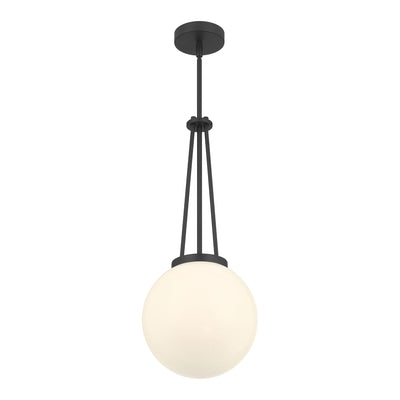 24'' Vellin Matte Black 1 Light Pendant
