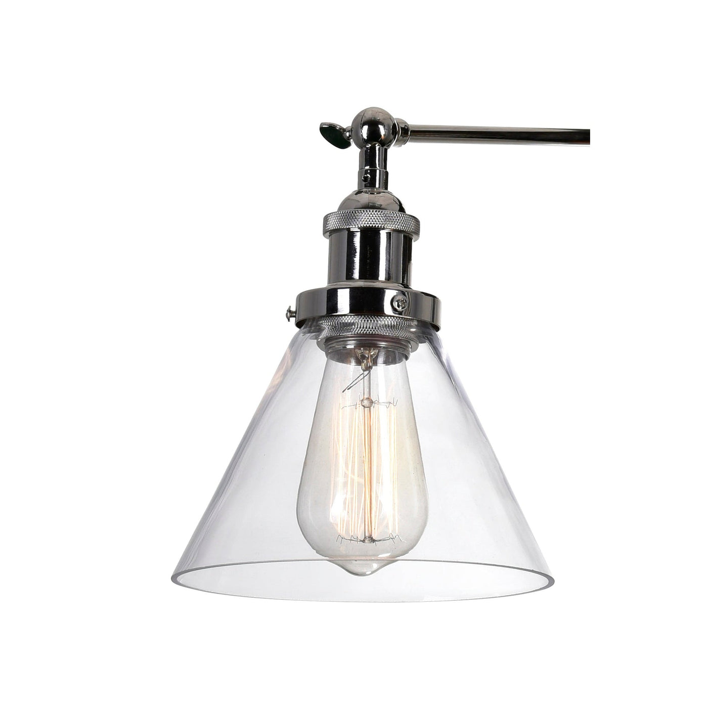 Eustis 2 Light Nickel Vanity Light