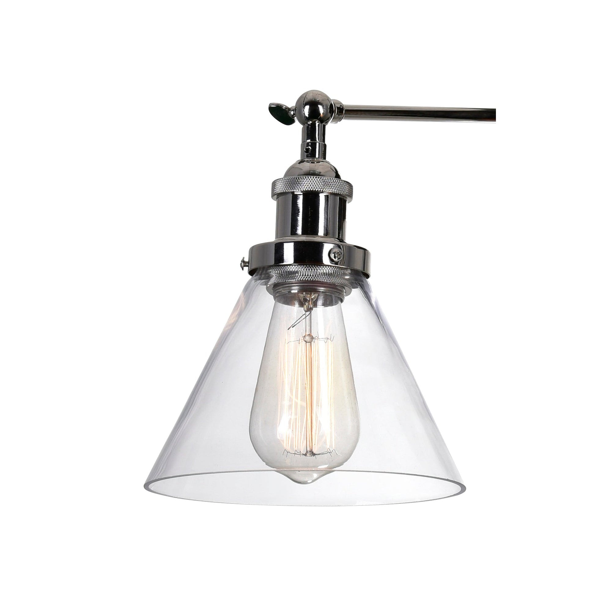 Eustis 2 Light Nickel Vanity Light