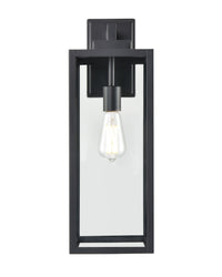 7'' Atless Powder Coated Black 1 Light Lantern